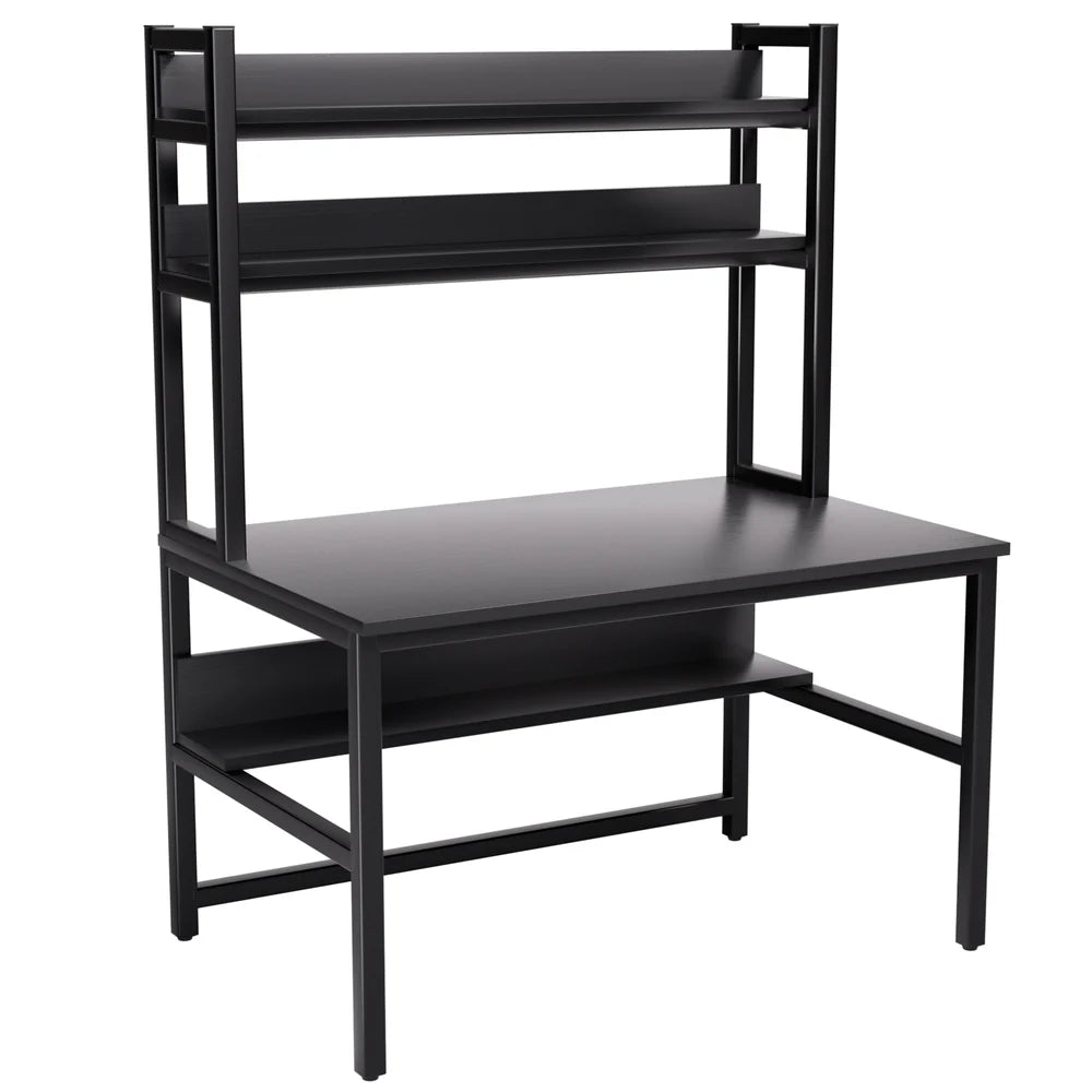 The Elegance of Wood: A Comprehensive Guide to Black Wood Computer Desks with Hutch