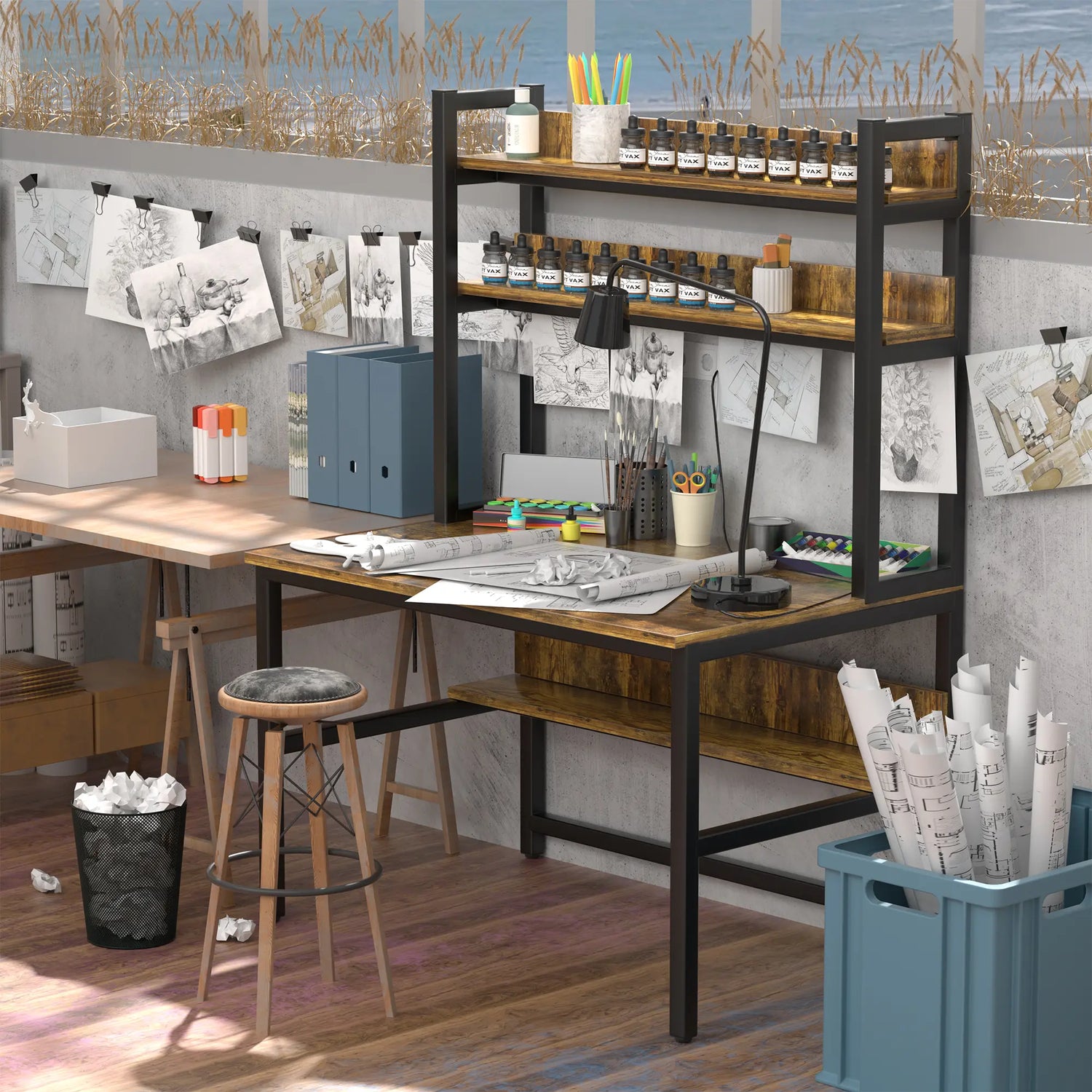 How high should the desk I buy be when I sit?