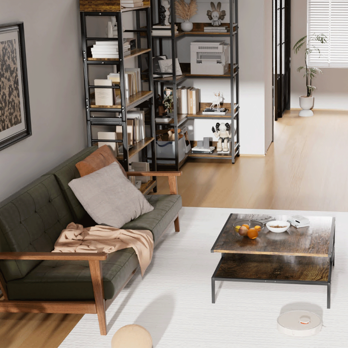 How to Incorporate a Desk into Your Living Room Area