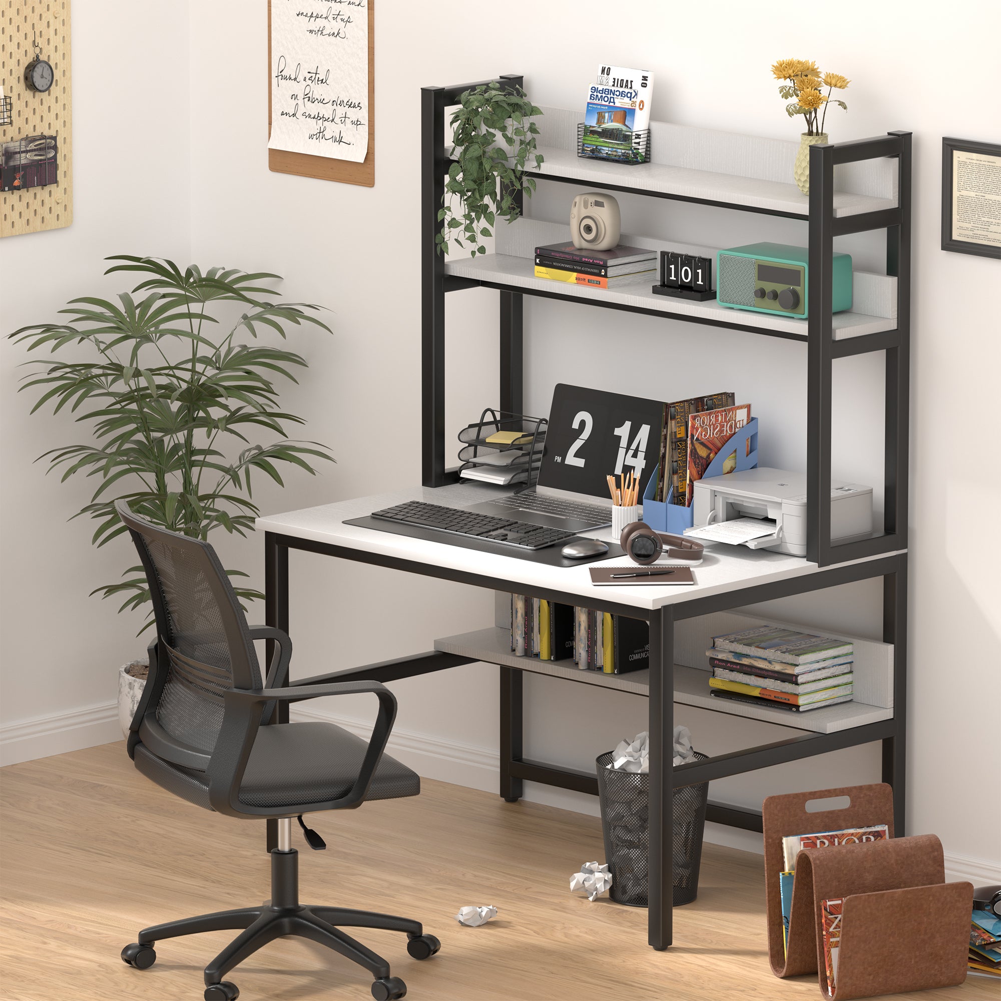 Small Desk with Hutch: Maximizing Functionality in Limited Spaces