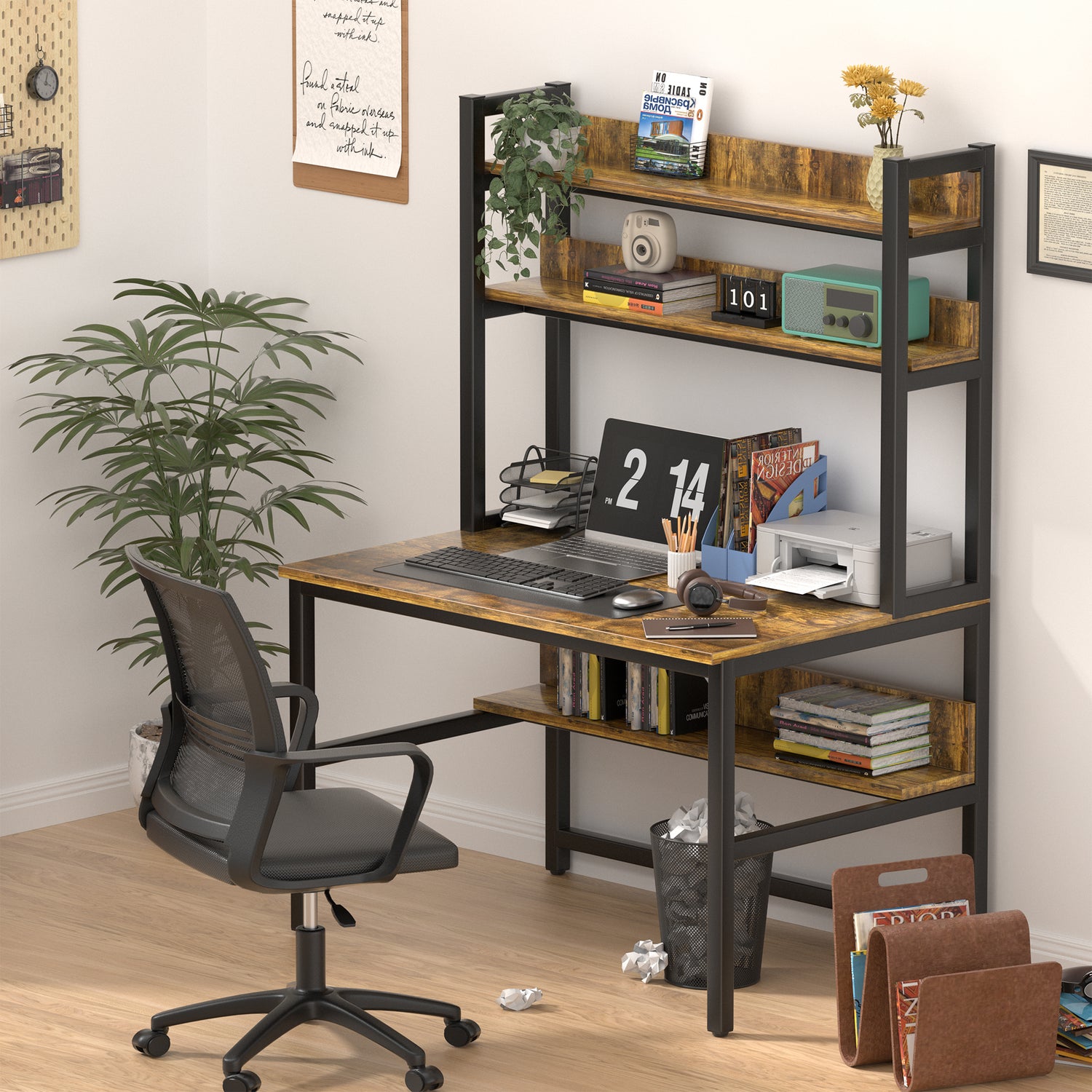 What are the Benefits of Desk with Hutch?