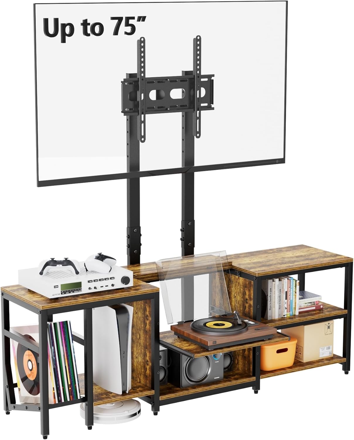 Aquzee TV Stand with Mount with Swivel Adjustable Mount