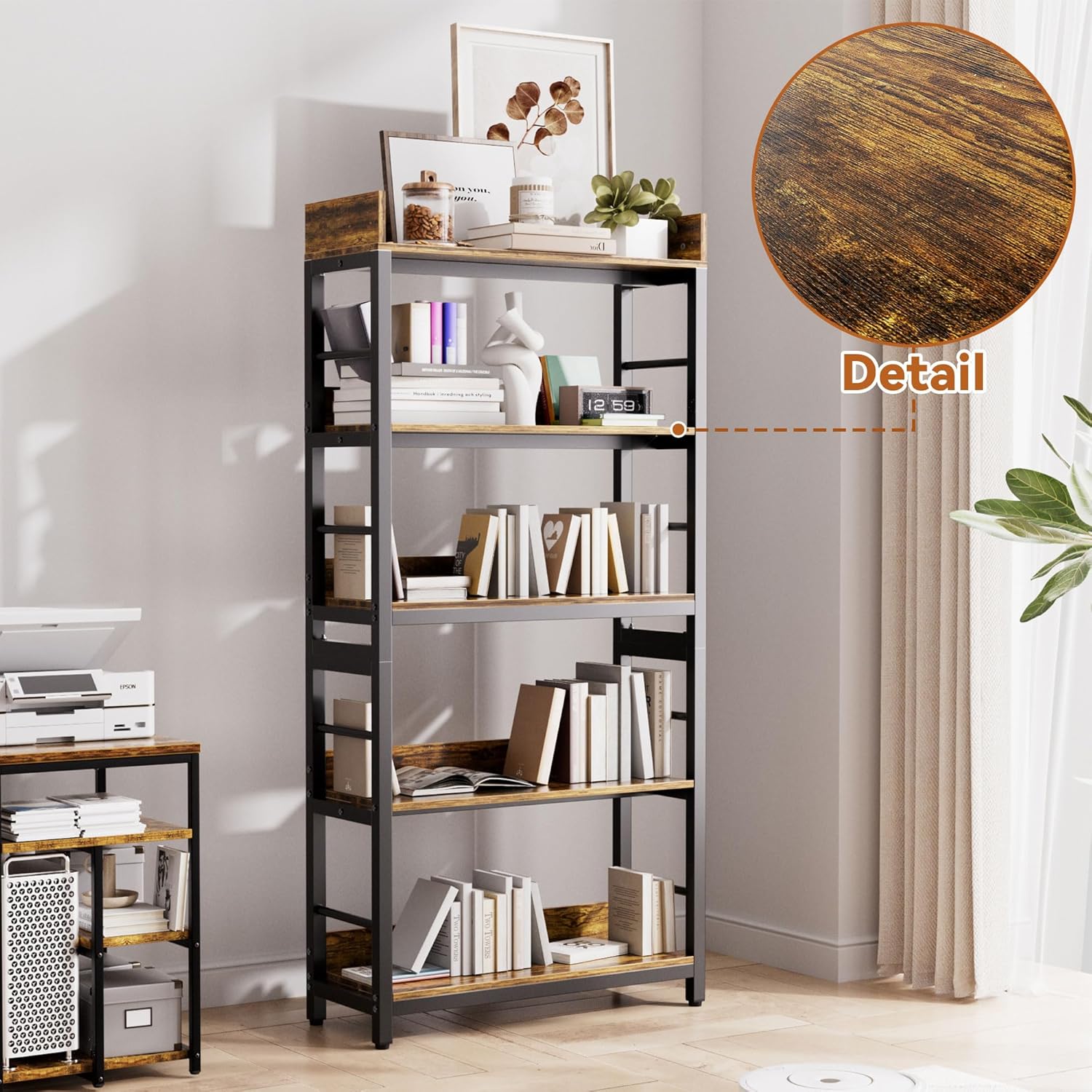 corner bookshelf for Home Office Living Room