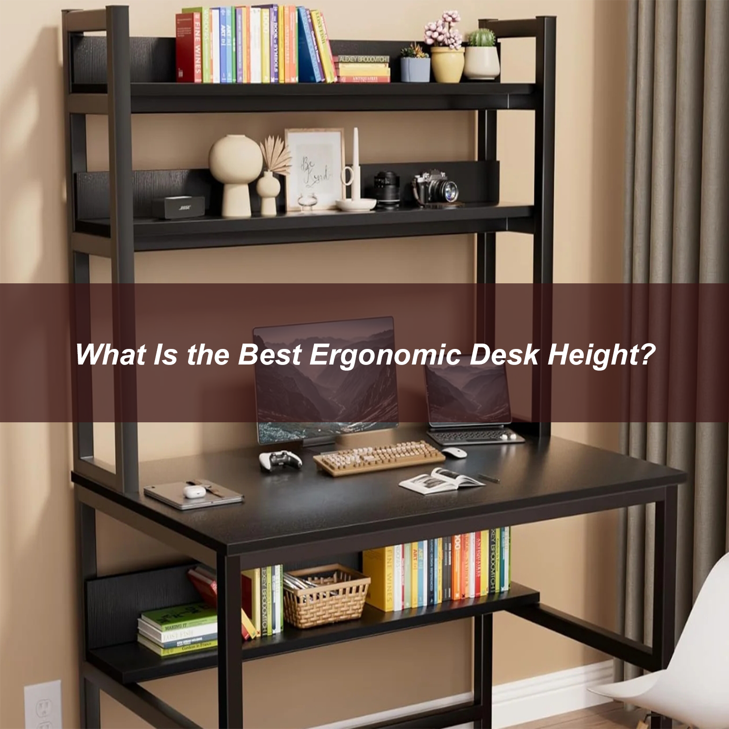 how to put books in a big corner bookcase?