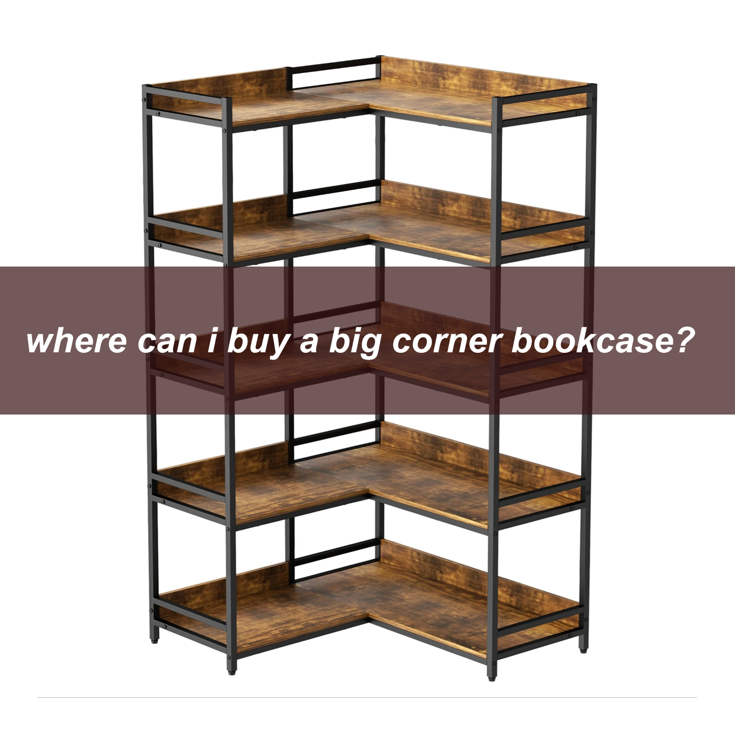 where can i buy a big corner bookcase?
