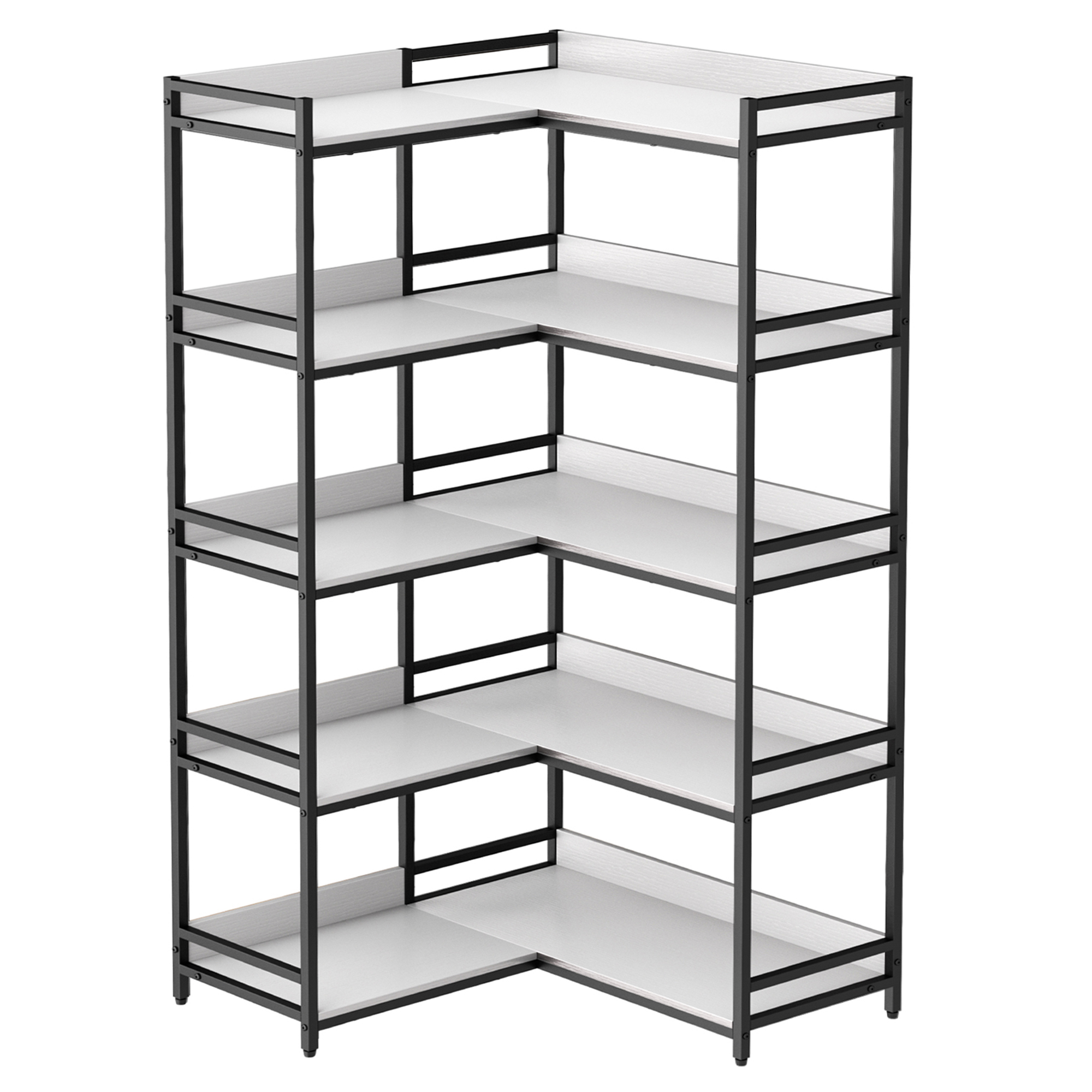 Aquzee White 5 Tier Hanging Baskets for Organizing