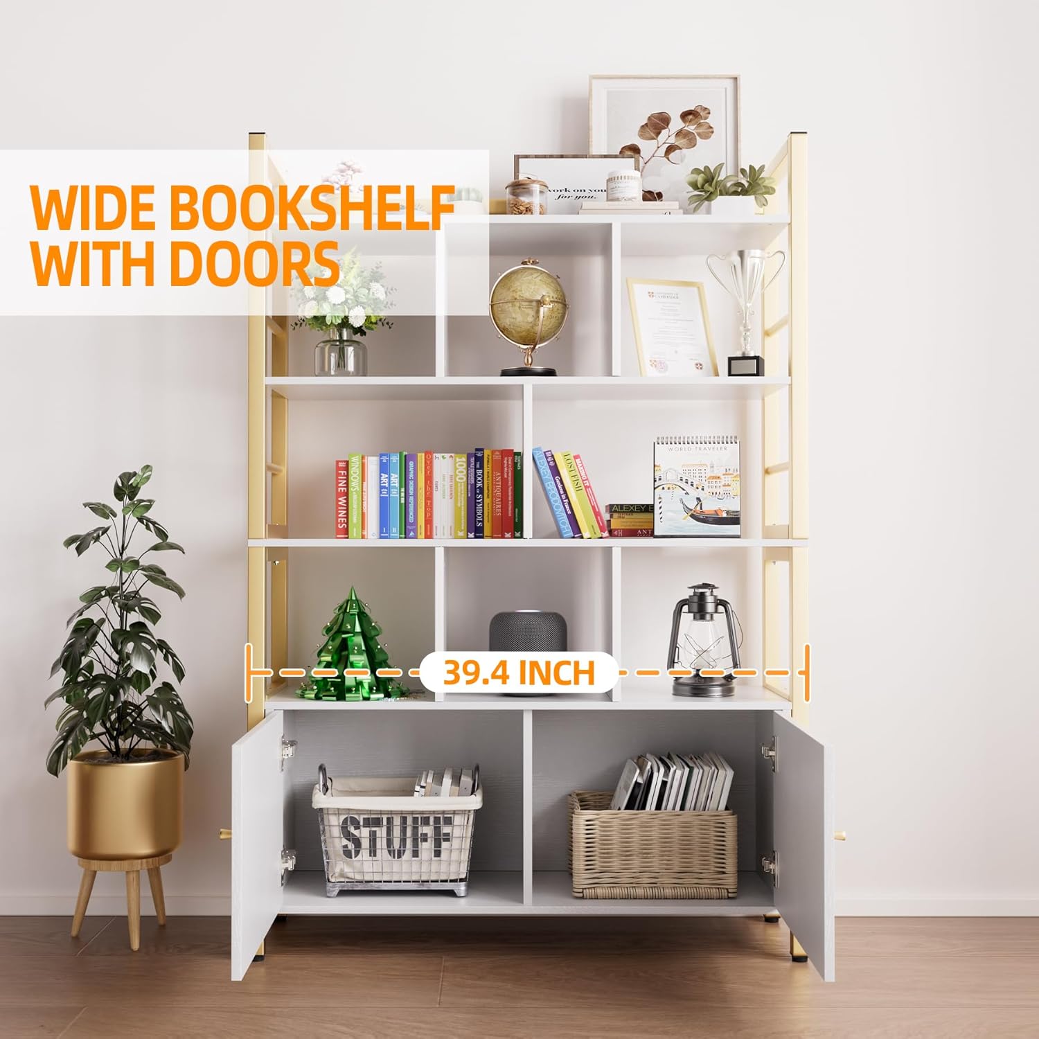 modern bookshelf